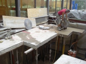 Betondecke entfernen - deutschlandweiter Betonabbruch mit Betonsägen