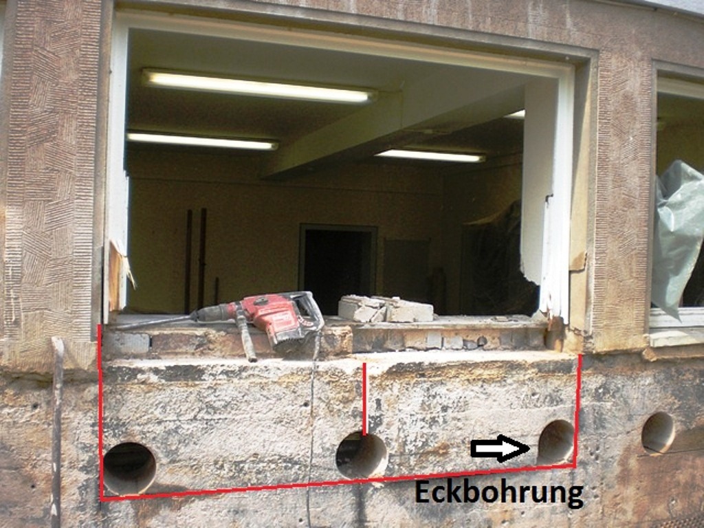 Fenster vergrößern in Beton und Mauerwerk Dornbach